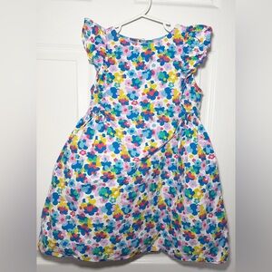 Mini Boden Colorful Floral Kids Dress